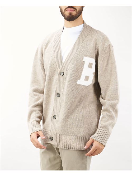 Cardigan in misto lana con logo I'm Brian I'M BRIAN | Cardigan | MA300925